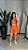 Conjunto Short Bolso+Top Alça Reta Cor Terra Cota - Imagem 3