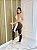 Conjunto Legging Vivo+Top Alça Reta Cor Marrom+Off - Imagem 2