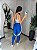 Conjunto Legging Vivo+Top Alça Reta Cor Azul Royal+Azul BB - Imagem 2
