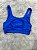 Conjunto Short Meia Coxa+ Top Clarisse Cor Azul Royal - Imagem 2