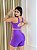 Conjunto Short Meia Coxa+ Top Clarisse Cor Roxo Amora - Imagem 3