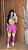 Conjunto Legging Karyne+ Top Cor Rosa Fuschia+Amarelo Neon - Imagem 6