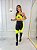 Conjunto Legging Karyne+ Top Cor Preto+ Amarelo Neon - Imagem 4