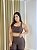 Conjunto legging basica + Top Clarisse Cor Marrom - Imagem 6