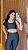 Conjunto legging basica + Top Clarisse Cor  Preto - Imagem 4