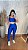 Conjunto legging basica + Top Clarisse Cor  Azul Royal - Imagem 1