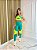 Conjunto Legging Karyne+ Top Cor Verde Esmeralda+Amarelo Neon - Imagem 6
