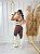 Conjunto Athena Legging+Top Cor Marrom+Off - Imagem 3