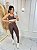 Conjunto Athena Legging+Top Cor Marrom+Off - Imagem 4
