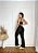 Conjunto Legging Flare+ Top Alça Reta Cor Preto - Imagem 2