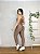 Conjunto Legging Básica + Top Nula Manga Cor Cappucino - Imagem 3