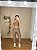 Conjunto Legging Básica + Top Nula Manga Cor Cappucino - Imagem 5