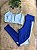 Conjunto Legging Lary+Top Tiras Cor Azul Royal+Azul BB - Imagem 1