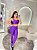 Conjunto Legging Básica + Top Clarisse Cor Roxo Amora - Imagem 2
