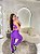Conjunto Legging Básica + Top Clarisse Cor Roxo Amora - Imagem 3