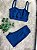Conjunto Short Crossfit + Top Camilla Cor Azul Marinho - Imagem 1