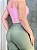 Conjunto Legging Marcela+ Top Cor Verde Alecrim+Rosa BB - Imagem 4