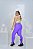 Conjunto Legging Lary+Top Tiras Cor Roxo Amora+Amarelo Neon - Imagem 2