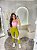 Conjunto Legging Lary+Top Tiras Cor Verde Mastruz+Rosa BB - Imagem 3