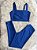 Conjunto Canelado Wonder+Top Dany Cor Azul Marinho - Imagem 1