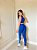 Conjunto Legging Isabela+Top Cor Azul Royal+Azul BB - Imagem 2