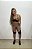 Conjunto Legging Karyne+ Top Cor Cappucino+Preto - Imagem 4