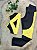 Conjunto Legging Karyne+ Top Cor Preto+Amarelo BB - Imagem 1