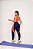 Conjunto Legging Vivo+Top Alça Reta Cor Azul Marinho+Laranja Neon - Imagem 4