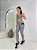 Conjunto Legging Bolso+Top Ana Cor Cinza Mescla(Jeans) - Imagem 1