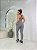 Conjunto Legging Bolso+Top Ana Cor Cinza Mescla(Jeans) - Imagem 2