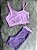 Conjunto Short Marcela+Top Cor Orquidea+Rosa BB - Imagem 1