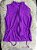 Blusa Colete Arrastão com Ziper Poliamida Cor Fuschia - Imagem 1