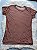 Blusa Mulet Tule Cor Marrom - Imagem 1