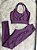 Conjunto Legging Bolso+Top Ana Cor Açaí - Imagem 1