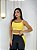 Conjunto Legging Vivo+Top Alça Reta Cor Preto+Amarelo bb - Imagem 3