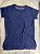 Blusa Mulet Tule Cor Azul Marinho - Imagem 1