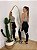 Conjunto Legging Vivo+Top Alça Reta Cor Preto+Prata - Imagem 2