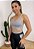 Conjunto Legging Vivo+Top Alça Reta Cor Preto+Prata - Imagem 1