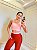 Conjunto Legging Marcela+ Top Cor Telha+Salmão - Imagem 1