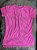 Blusa Mulet Arrastão Poliamida Cor Rosa Chiclete - Imagem 1