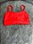 Conjunto Short Bolso+Top Alça Reta Cor Azul Céu+Laranja Neon - Imagem 2