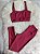Conjunto Legging Básica+ Top Camilla Cor Marsala - Imagem 1