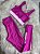 Conjunto Legging Val+ Top Cor Rosa Fuschia+Rosa BB - Imagem 1