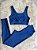 Conjunto legging basica + Top Clarisse Cor Azul Marinho - Imagem 1