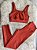 Conjunto legging basica + Top Clarisse Cor Telha - Imagem 2