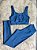 Conjunto legging basica + Top Clarisse Cor Azul Petróleo - Imagem 2