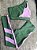 Conjunto Legging Isabela+Top Cor Verde Oliva+Rosa BB - Imagem 1