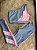 Conjunto Legging Isabela+Top Cor Azul Celeste+Rosa BB - Imagem 1
