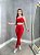 Conjunto Legging Básica+ Top Alça Reta Cor Vermelho - Imagem 6