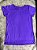 Blusa de Manga Mulet Cor Roxo Médio - Imagem 1